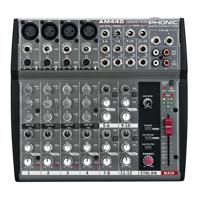 

Phonic AM440 4-Mic/Line 4-Stereo Input Compact Mixer