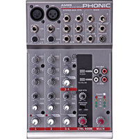 

Phonic AM85 2-Mic/Line 2-Stereo Compact Analog Mixer