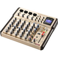 

Phonic AM8GE AM Gold Edition 4-Mic/Line 2-Stereo Input Compact Mixer with DFX, Plus Bluetooth, TF Recorder & USB Interface