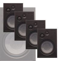 

PHASE TECH CI70X 7" 3-Way In-Wall Ceiling Speaker with Micro-Flange Grille, Master Pack - 4 Units