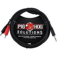 

Pig Hog 3' 3.5mm to Dual RCA Male Stereo Breakout Cable