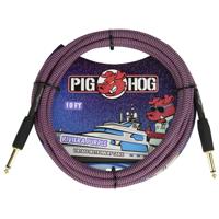 

Pig Hog "Riviera Purple" Instrument Cable, Straight to Straight, 10'
