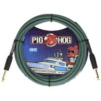 

Pig Hog "Tahitian Blue" Instrument Cable, Straight to Straight, 10'
