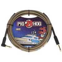 

Pig Hog "Tuscan Brown" Instrument Cable, Straight to Right Angle, 10'