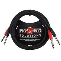 

Pig Hog 6' 1/4" Mono Male to 1/4" Mono Male Dual Cable