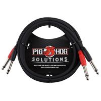 

Pig Hog 10' Dual 1/4" Mono Male to Dual 1/4" Mono Male Cable