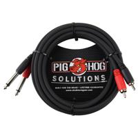

Pig Hog 10' RCA Male to 1/4" Mono Male Dual Cable