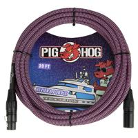 

Pig Hog "Riviera Purple" Woven Mic Cable, XLR to XLR, 20'