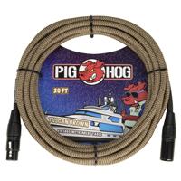 

Pig Hog "Tuscan Brown" Woven Mic Cable, XLR to XLR, 20'