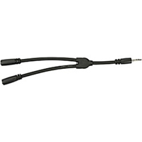 

Pig Hog 6" Stereo 3.5mm Male to Dual 3.5mm Female Y Cable