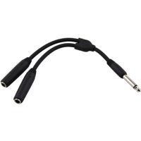 

Pig Hog 6" 1/4" Mono Male to Dual Mono 1/4" Female Y Cable
