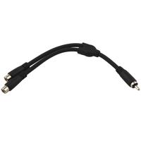 

Pig Hog 6" RCA Male to Dual RCA Female Y Cable