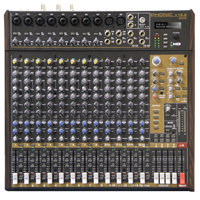 

Phonic V16.2 Hybrid 16 Audio and 2 Video Channels Audiovisual Mixer