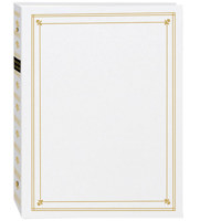 

Pioneer Photo Album APS Bi-Directional Le Memo, 3 Ring, Clear Pocket Photo Album, Holds 180 4x7" Photos, 3 Per Page. Color: White.