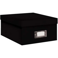 

Pioneer Photo Album B-1 Photo / Video Storage Box - holds over 1,100 photos up to 4x7" or 10 VHS videos Solid Black