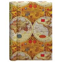 

Pioneer Photo Album Bi-Directional Spiral Bound Photo Album, Le Memo Pocket Photo Album, Designer Covers, Holds 300 4x6" Photos, 3 Per Page, Color Design: Ancient World Map.