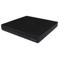 

Pioneer Electronics BDR-XS07UHD 6x Slot Loading Portable USB 3.1 Gen1 BD/DVD/CD Burner Supports Blu-Ray, BDXL & M-Disc Format, Black