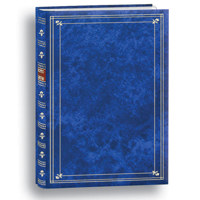 

Pioneer Photo Album Post Bound, Clear Pocket Photo Album with Solid Assorted Colors Covers, Holds 200 4x6" Photos, 3 Per Page, Color: Royal Blue.