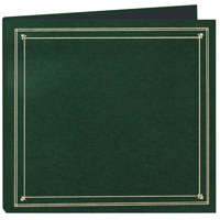 

Pioneer Photo Album Full Size Post Style Album, holds 204 4x6" Photos 6 per Page, Black Pages, Color: Hunter Green.