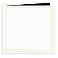 

Pioneer Photo Album Full Size Post Style Album, holds 204 4x6" Photos 6 per Page, Black Pages, Color: Bright White.