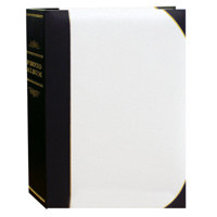 

Pioneer Photo Album Ledger Le Memo Pocket Bound Photo Album, Holds 100 6x8" Photos, 1 Per Page Color: White.