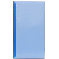 

Pioneer Photo Album Space Saver Pocket Bound Photo Album, Solid Color Covers with Clear Pocket, Holds 144 4x6" Photos, 3 Per Page. Color: Blue.