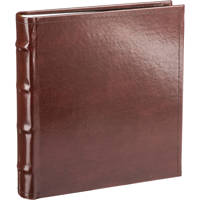 

Pioneer Photo Album Sewn Bonded Leather BookBound Bi-Directional Photo Album, Holds 200 4x6" Photos, 2 Per Page. Color: Brown.