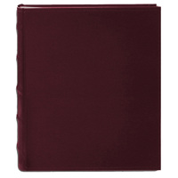 

Pioneer Photo Album Sewn Bonded Leather BookBound Bi-Directional Photo Album, Holds 200 5x7" Photos, 2 Per Page. Color: Burgundy.