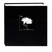 

Pioneer Photo Album Fabric Frame Bi-Directional Memo Photo Album, Bright Fabric Covers, Holds 200 4x6" Photos, 2 Per Page Color: Assorted.