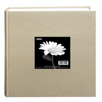 

Pioneer Photo Album Bi-Directional Cloth Frame Photo Album, Designer Series Earth Cloth Covers, Holds 200 4x6" Photos, 2 Per Page, Color: Biscotti Beige.