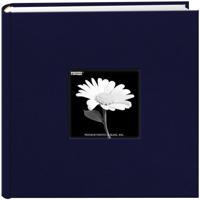 

Pioneer Photo Album Bi-Directional Cloth Frame Photo Album, Designer Series Earth Cloth Covers, Holds 200 4x6" Photos, 2 Per Page, Color: Regal Navy.