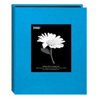

Pioneer Photo Album Bi-Directional Cloth Frame Photo Album, Bright Cloth Covers, Holds 24 4x6" Photos, 1 Per Page , Color: Sky Blue.