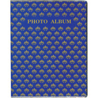 

Pioneer Photo Album Flexible Cover Series Bound Photo Album, Designer Color Covers, Holds 36 4x6" Photos, 1 Per Page. Color: Navy Blue.