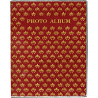 

Pioneer Photo Album Flexible Cover Series Bound Photo Album, Designer Color Covers, Holds 24 5x7" Photos, 1 Per Page. Color: Burgundy.