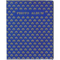 

Pioneer Photo Album Flexible Cover Series Bound Photo Album, Designer Color Covers, Holds 24 5x7" Photos, 1 Per Page. Color: Navy Blue.