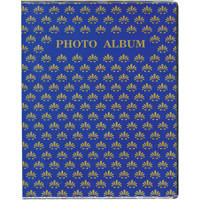 

Pioneer Photo Album Flexible Cover Series Bound Photo Album, Designer Color Covers, Holds 24 5x7" Photos, 1 Per Page. Color: Navy Blue.