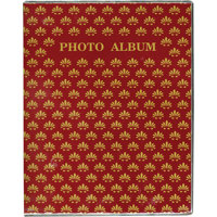 

Pioneer Photo Album Flexible Cover Series Bound Photo Album, Designer Color Covers, Holds 64 4x6" Photos, 2 Per Page. Color: Burgundy.