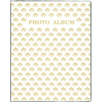 

Pioneer Photo Album Flexible Cover Series Bound Photo Album, Designer Color Covers, Holds 64 4x6" Photos, 2 Per Page. Color: White.