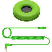 

Pioneer Electronics HC-CP08 1.2m Coiled Cable and Ear Pads for HDJ-CUE1 DJ Headphones, Green