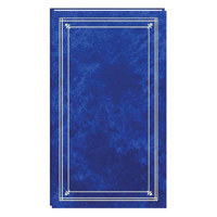 

Pioneer Photo Album Slim Line Post Bound, Clear Pocket Photo Album with Solid Color Covers, Holds 204 4x6" Photos, 6 Per Page, Color: Royal Blue
