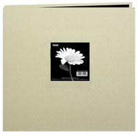 

Pioneer Photo Album Memory Book, 12x12" E-Z Load Scrapbook with 10 Archival Pages & Inserts. Cover: Cloth, Biscotti Beige