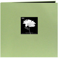 

Pioneer Photo Album Memory Book, 12x12" E-Z Load Scrapbook with 10 Archival Pages & Inserts, Sage Green