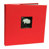 

Pioneer Photo Album Memory Book, 12x12" E-Z Load Scrapbook with 10 Archival Pages & Inserts, Apple Red