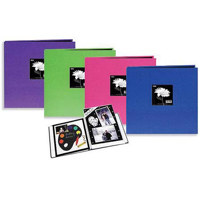 

Pioneer Photo Album Memory Book, 12x12" E-Z Load Scrapbook with 10 Archival Pages & Inserts. Color Bright Pink,