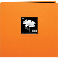 

Pioneer Photo Album Memory Book, 12x12" E-Z Load Scrapbook with 10 Archival Pages & Inserts. color Tangerine Org,