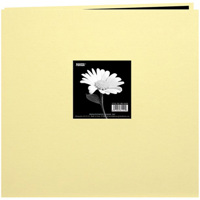 

Pioneer Photo Album Memory Book, 12x12" E-Z Load Scrapbook with 10 Archival Pages & Inserts. color Soft Yellow,