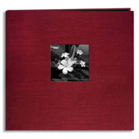 

Pioneer Photo Album Memory Book, 12x12" E-Z Load Scrapbook with 10 Archival Pages & Inserts. Color Cranberry,