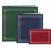 

Pioneer Photo Album Family Memory Album with Solid Color Cover, 8.5x11" Scrapbook with 10 E-Z Load Archival Pages & Inserts