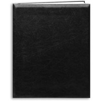 

Pioneer Photo Album Family Memory Album with Solid Color Cover, 8.5x11" Scrapbook with 10 E-Z Load Archival Pages & Inserts, Black Covers