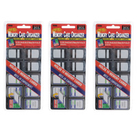

Pioneer Photo Album MC0-10 Memory Card Organizer for SD, SDHC, MicroSD, Mini SD, Memory Stick Pro Duo, XD, Hold 10 Cards (Set Of 3)